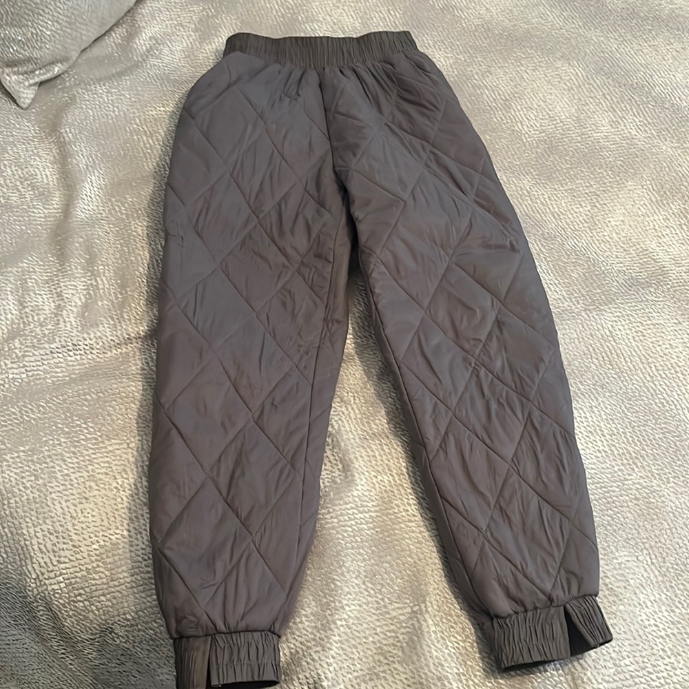 Grey bubble sweatpants